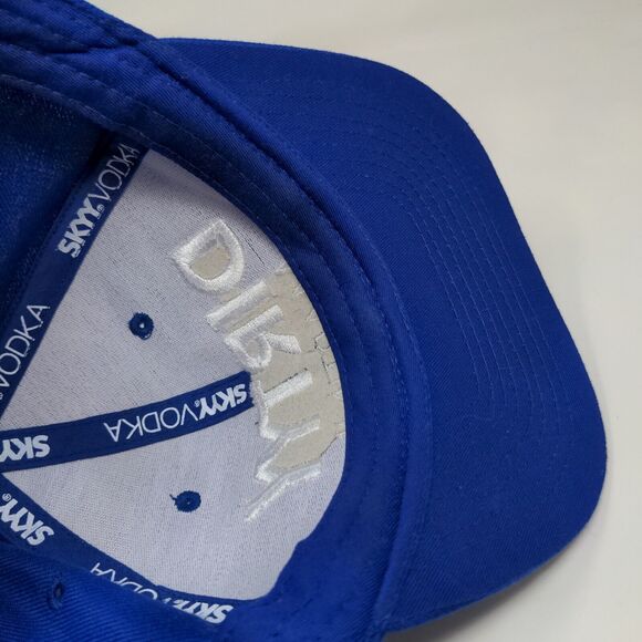 Skyy Vodka Men's Snapback Hat Blue Adjustable Embroidered Dirty Martini Logo - Picture 11 of 13